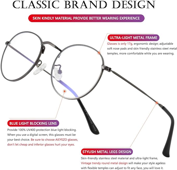 Classic GroundingForce™ Anti-blue Light Glasses