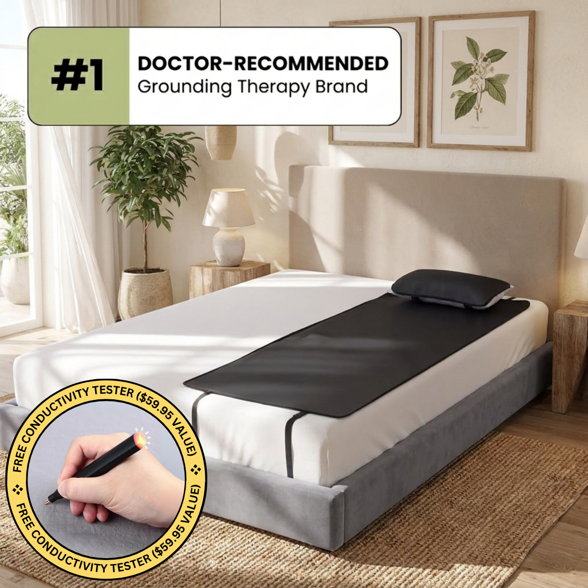 GroundingForce™ Sleeping-Earthing Mat