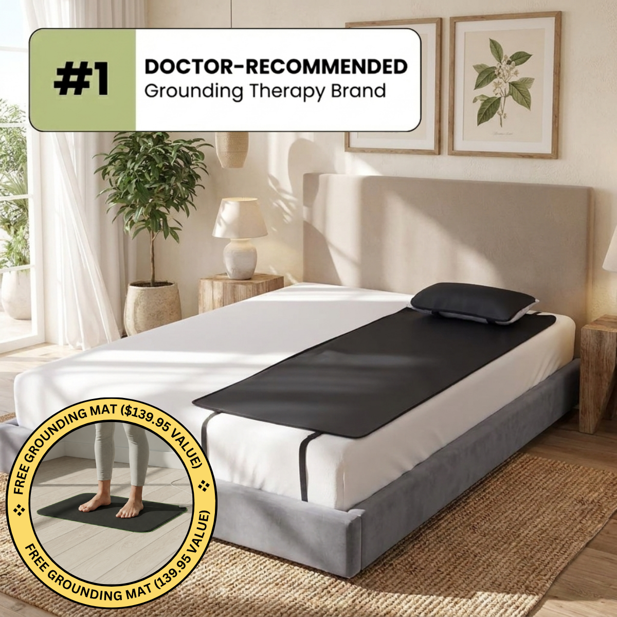 GroundingForce™ Sleeping Earthing Mat