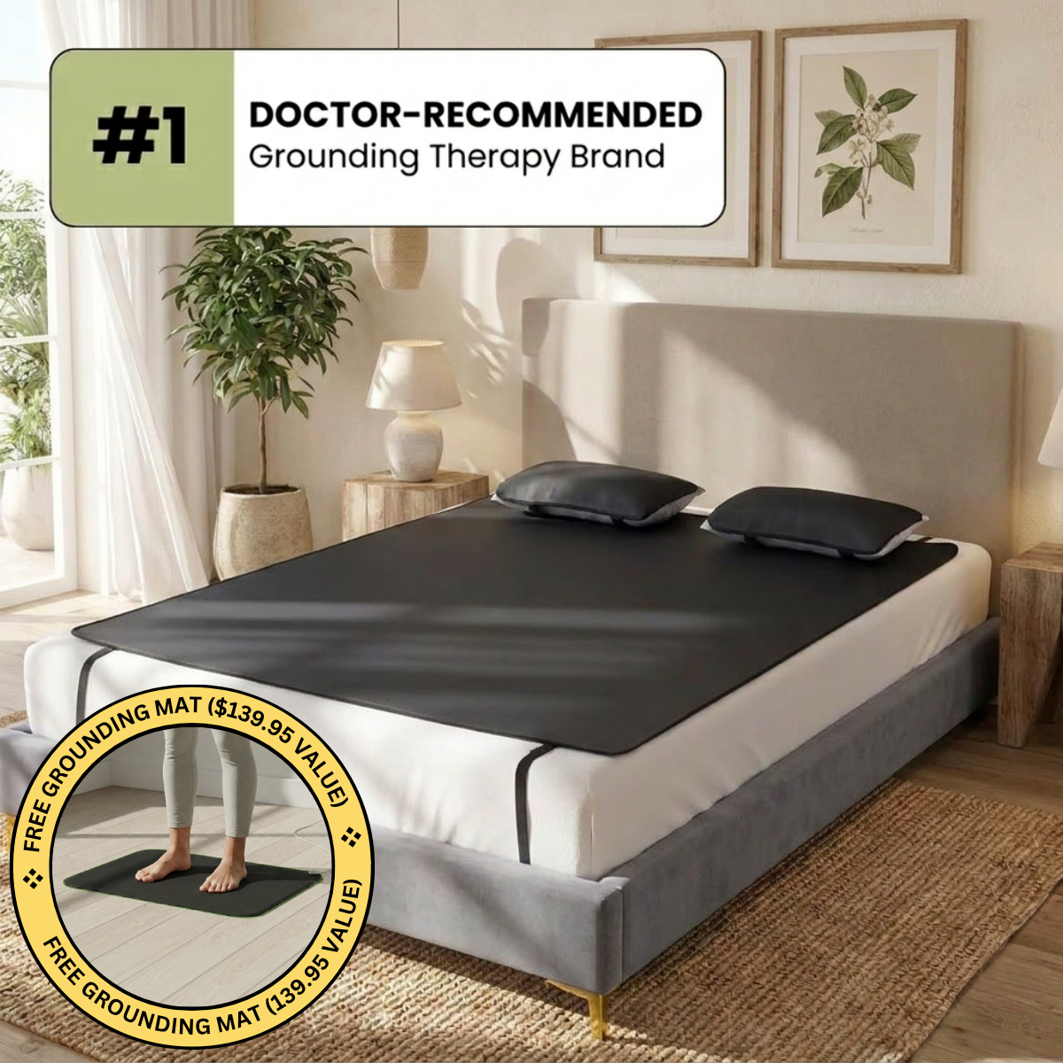 GroundingForce™ Sleeping Earthing Mat