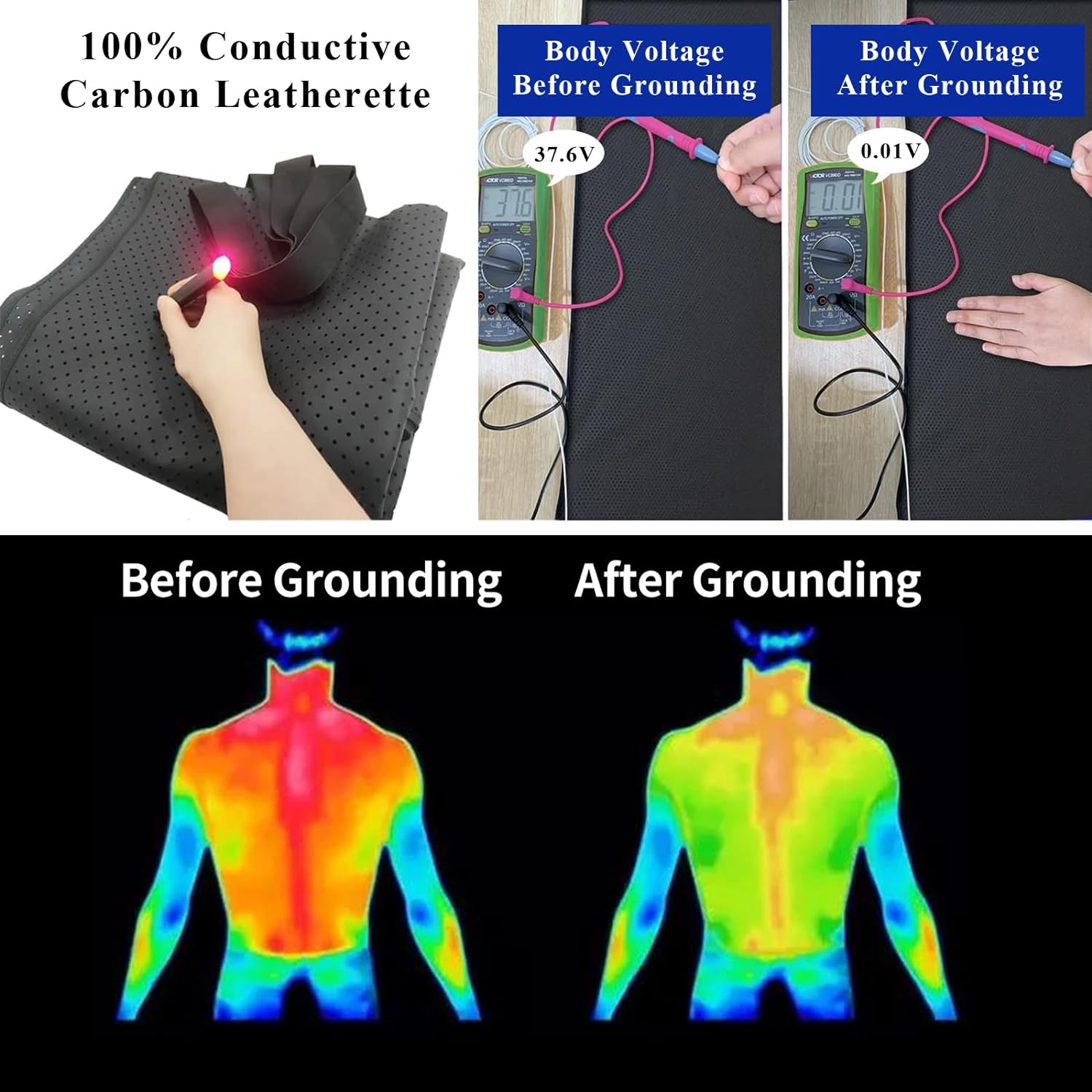 GroundingForce™ Sleeping-Earthing Mat – Grounding Force