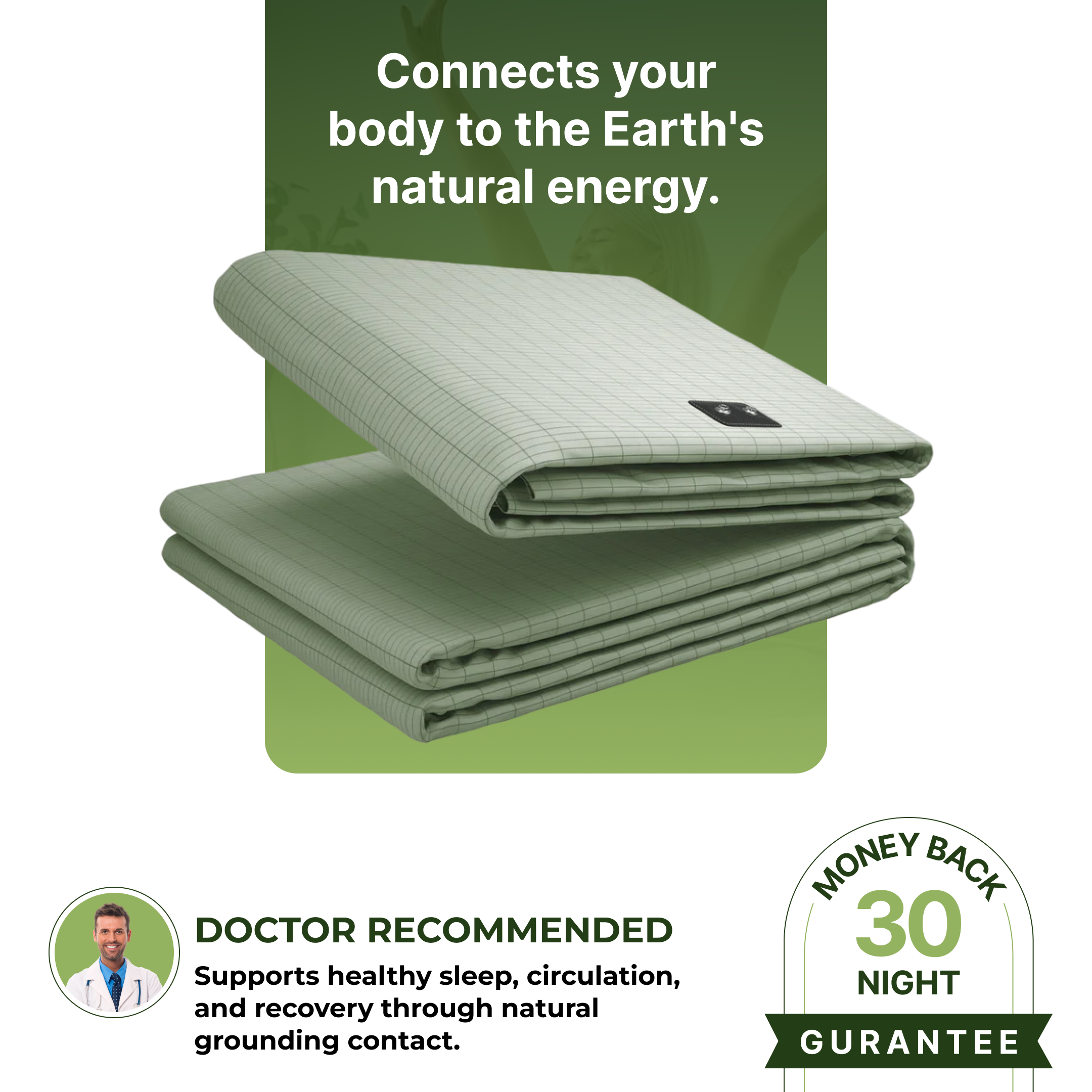 GroundingForce™ Bedsheet